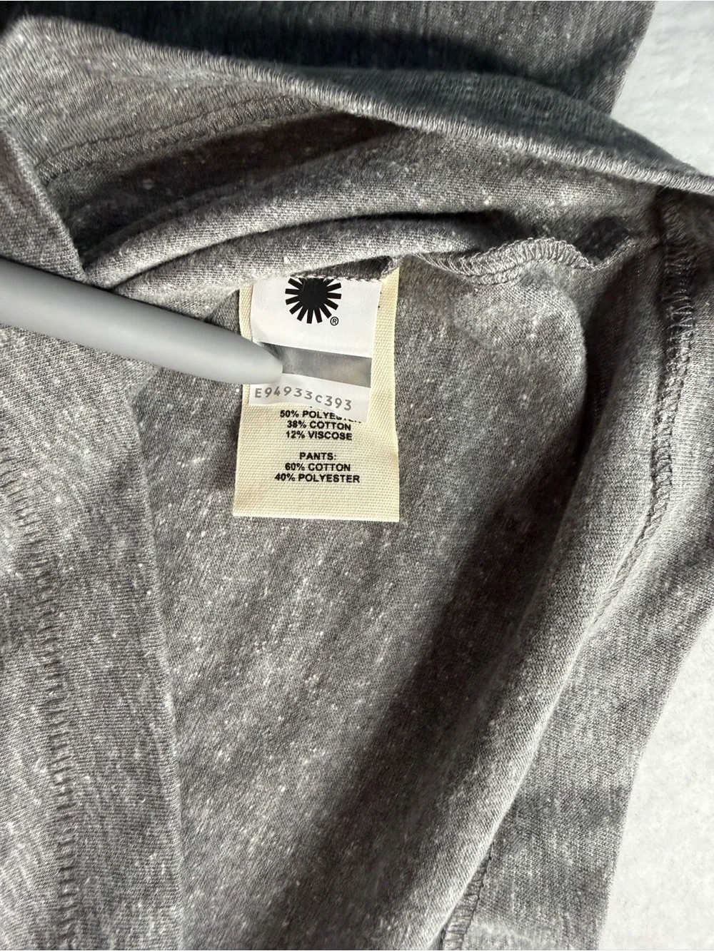 UGG Pajama Soft Sleepwear Mens XL Long Sleeve Heather Gray Pullover Shirt EUC